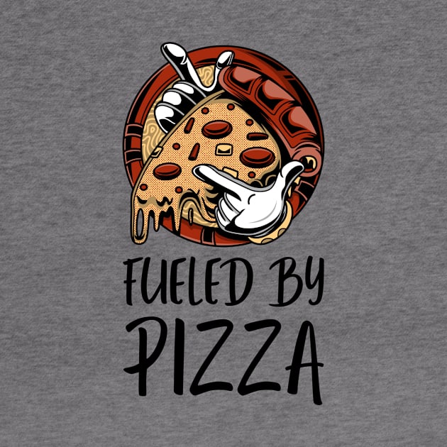 Fueled By Pizza by InkyArt